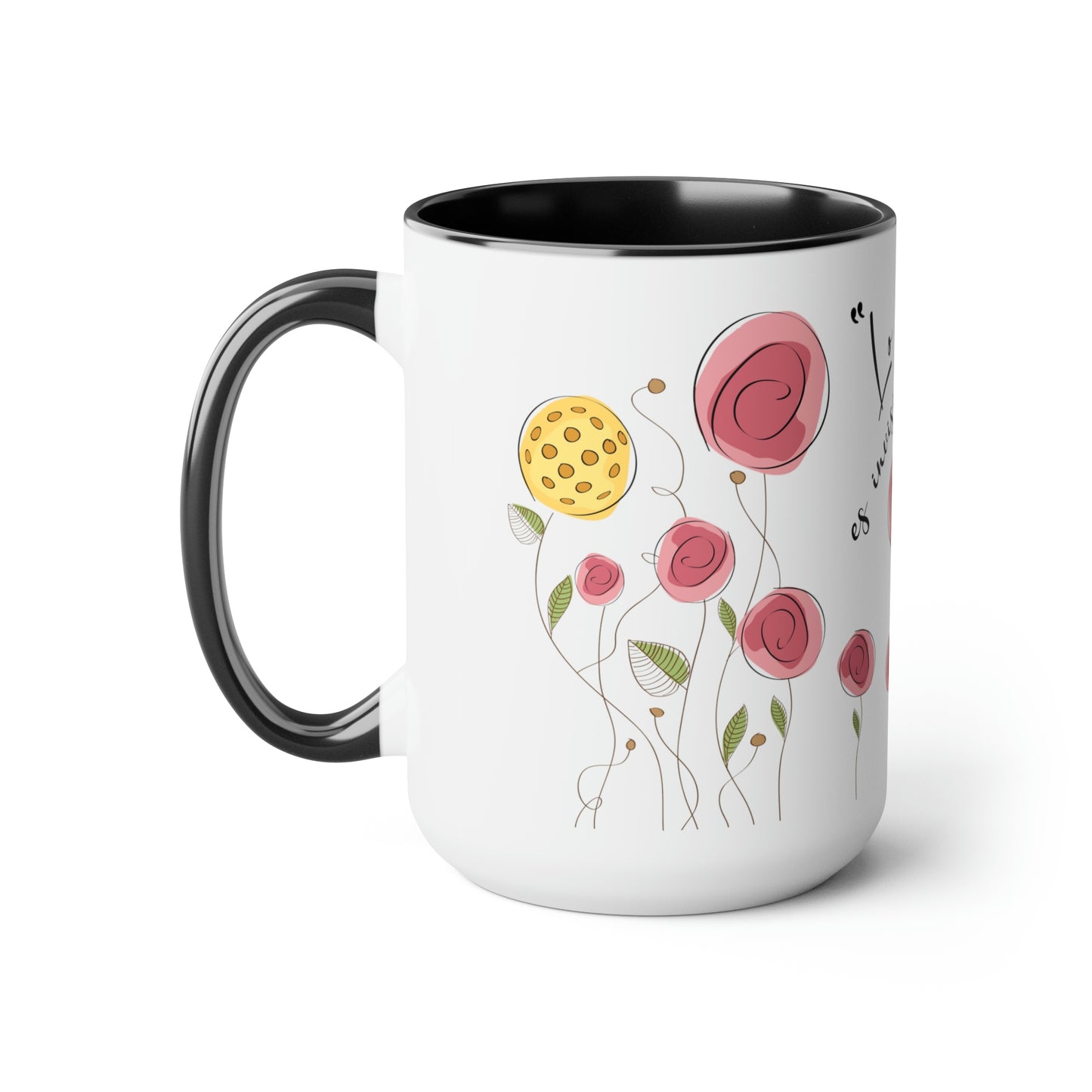 Two-Tone Coffee Mugs, 15oz